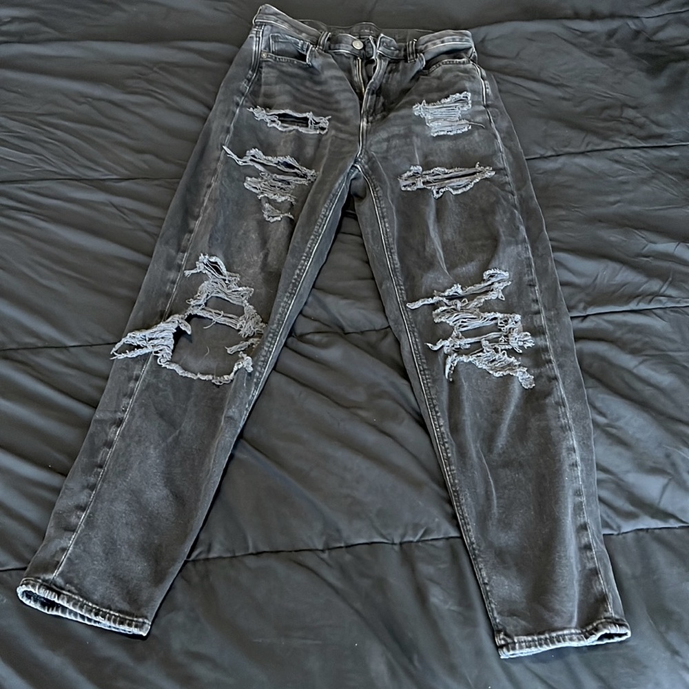 Black American eagle jeans